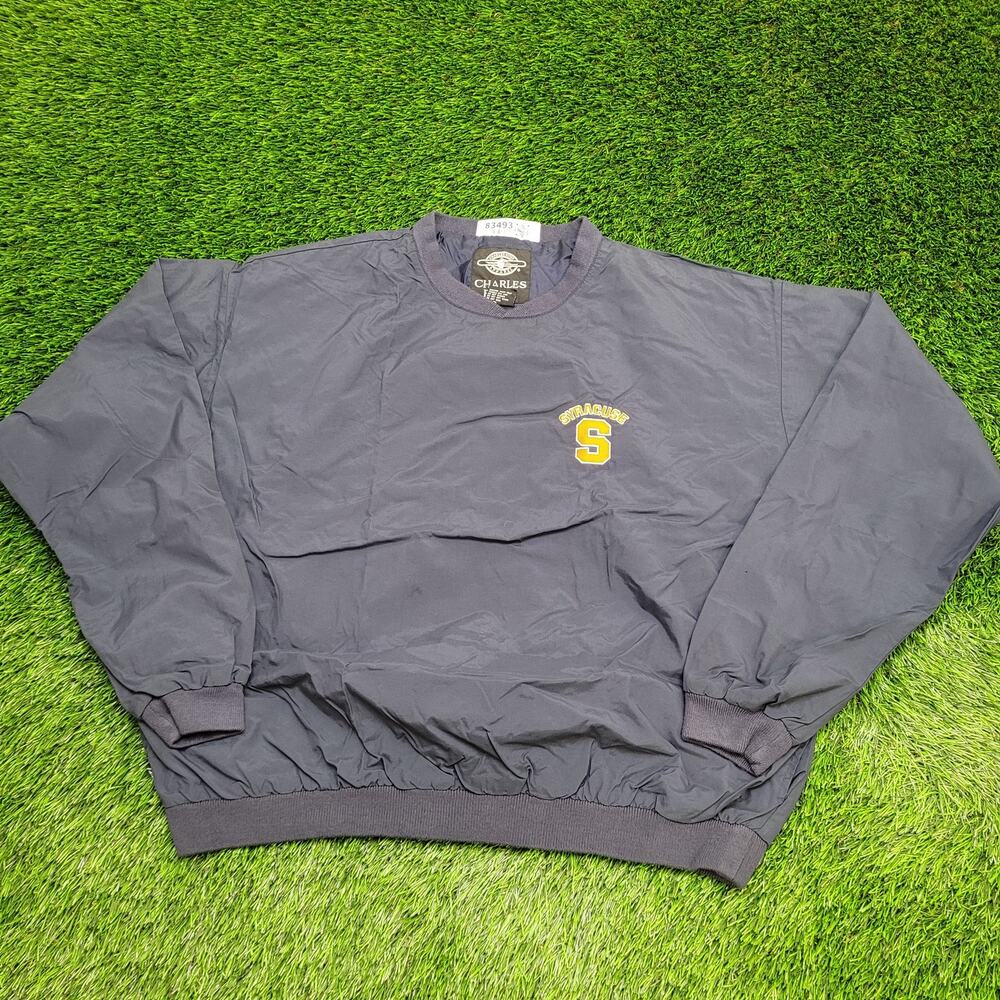 Vintage Syracuse University Windbreaker 2XL 26x27 Baggy Crop
